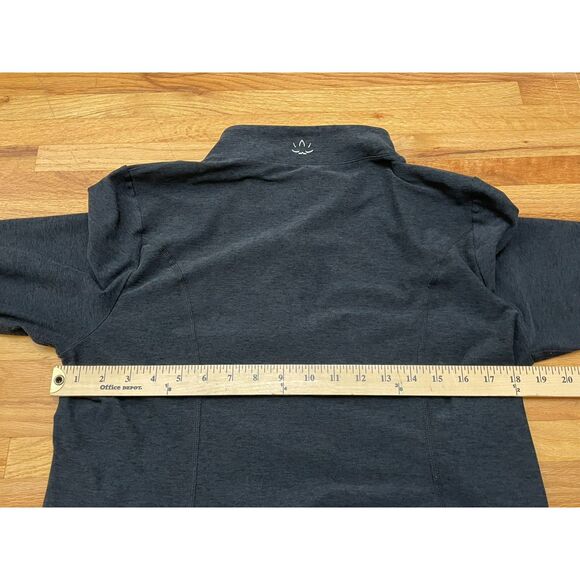 Beyond Yoga Spacedye On The Go Women's XL Black Jacket Polyester Track Mock Neck - Picture 6 of 7